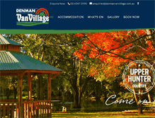 Tablet Screenshot of denmanvanvillage.com.au